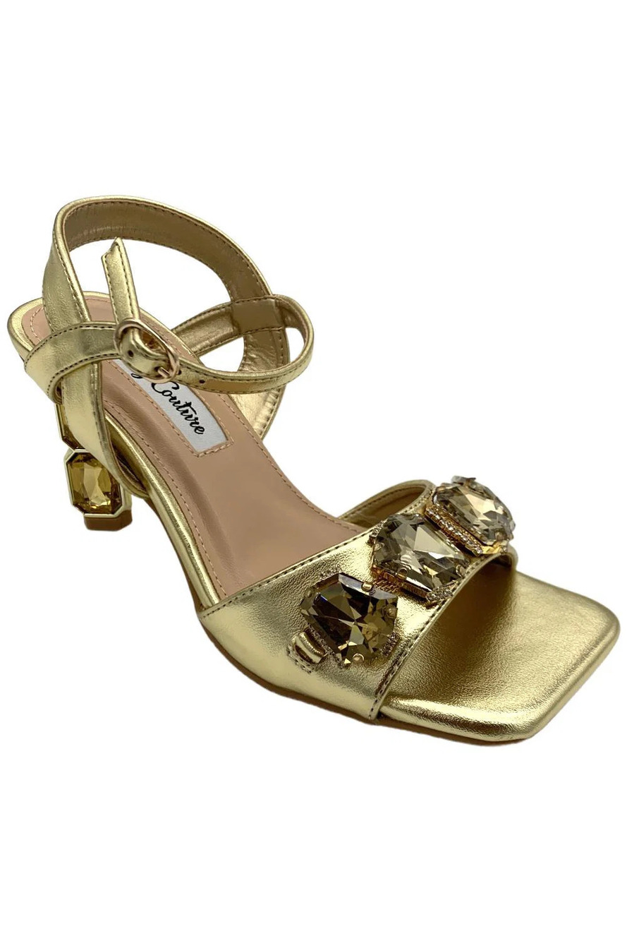 Lady Couture of NY Women's Delight Sandals Gold - Medium